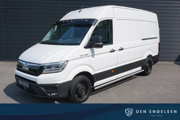 MAN TGE 3.180 180PK Automaat 2x Schuifdeur L3H3/L2H2 Trekhaak Navi Apple Carplay Cruise LED Carbolt + Bearlock