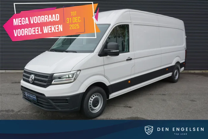 Volkswagen Crafter 35 | 177 PK | L4H3 | App-Connect | Cruise | Camera | LED | ErgoActive stoel | 270 Graden Deuren