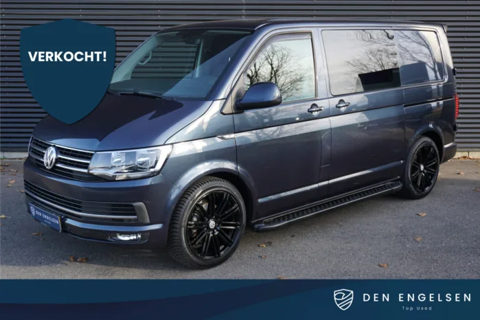 Volkswagen Transporter 150PK Automaat L1 Dubbele Cabine Hulpluchtvering Apple Carplay Trekhaak 2x Schuifdeur Cruise control Parkeersensoren