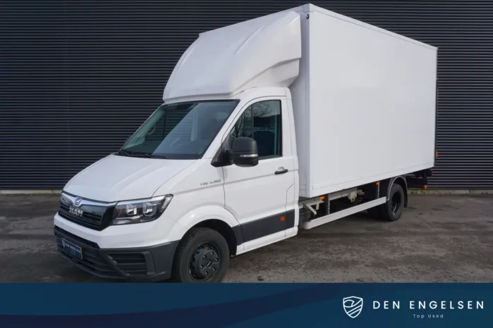 MAN TGE 5.160 Automaat Dubbellucht Bakwagen laadklep Zijdeur Apple Carplay Cruise control Camera
