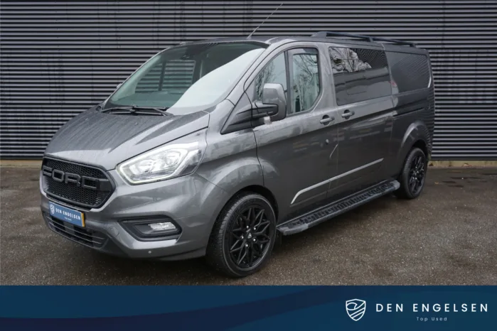 Ford Transit Custom 320 Automaat 131pk L2 Limited Dubbele cabine 2x Schuifdeur Navi Camera Raptor Cruise control 18" Velgen