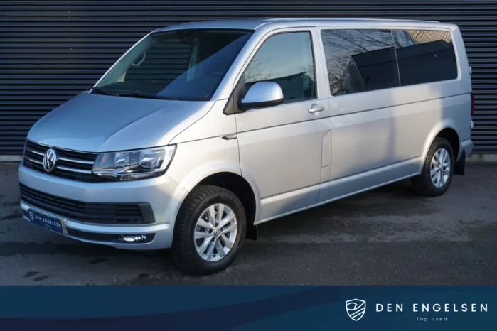 Volkswagen Transporter 140pk Automaat Dubbele cabine 5 Persoons Airco Cruise control Navigatie Parkeersensoren 16" Velgen