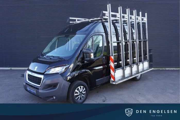Peugeot Boxer 130pk L2H2 Glasresteel Imperiaal Airco Cruise control Trekhaak Camera Glaswagen Glasauto