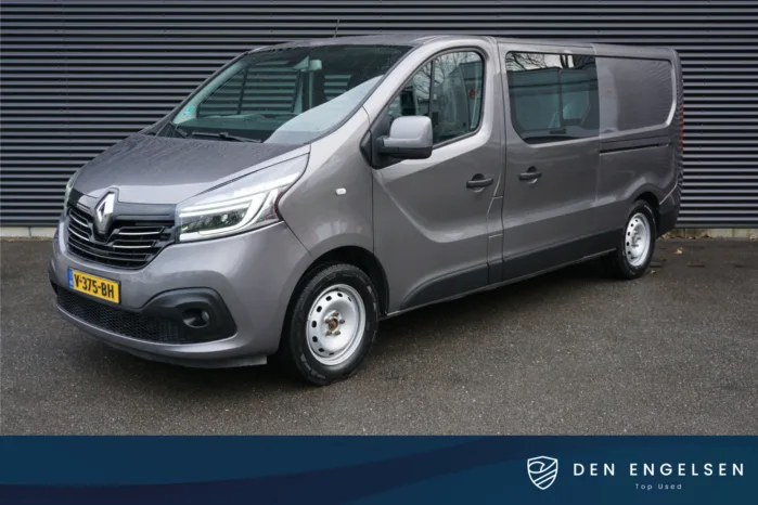 Renault Trafic 146pk Euro6 L2H1 Dubbele cabine 2x Schuifdeur Navi Trekhaak Cruise control Airco 17" Velgen