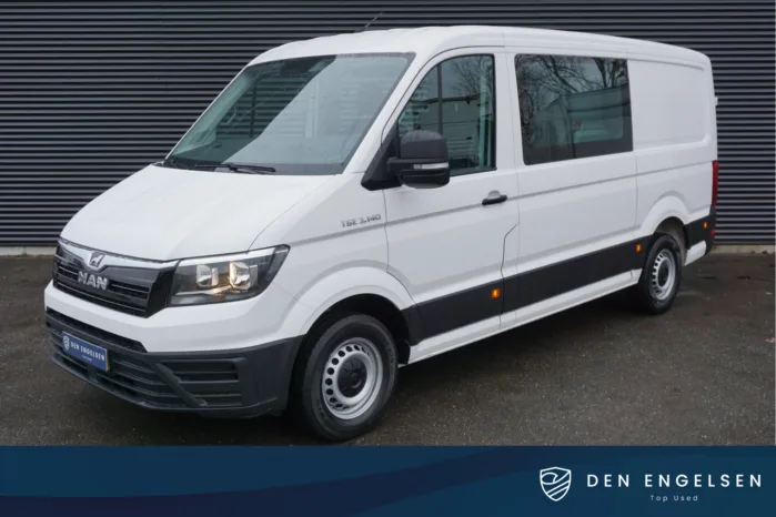 MAN TGE 3.140 140pk Dubbele cabine L3H2/L2H1 Navigatie Trekhaak Camera Cruise control Parkeersensoren