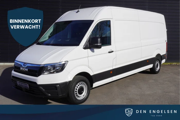 MAN TGE 3.140 140pk Automaat L4H3/L3H2 Airco Camera Apple Carplay Parkeersensoren 3-zits